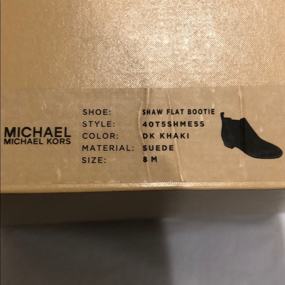 Michael Kors Shaw Flat Booties Size 8 - Picture 8 of 8